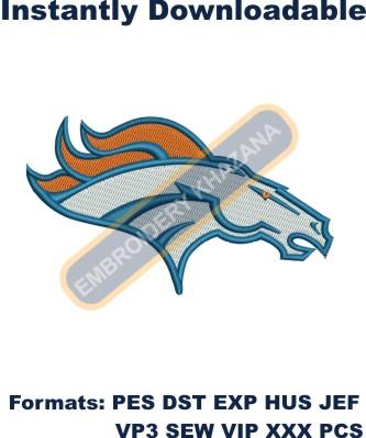 Denver Broncos Logo embroidery design